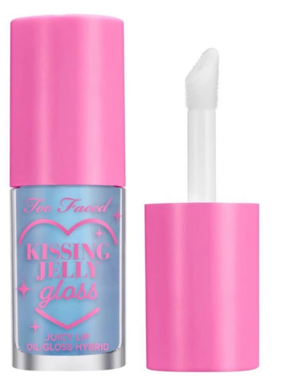 2 for $ 20 Item, Too Faced Kissing Jelly Gloss in Blue Snow Cone